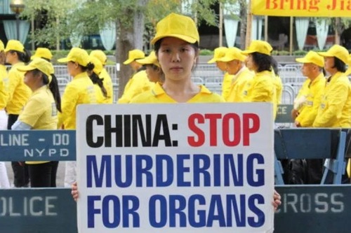Die Falun Gong-Praktizierende Han Yu, deren Vater 2004 in Peking zu Unrecht inhaftiert und dem mutmaßlich ein Organ entnommen wurde. Foto: minghui.org